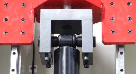 Top view of railway shock absorber