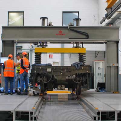 Sistema officina carrelli da pavimento
