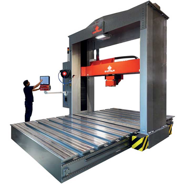 brinell hardness testing portal for very big metal pieces