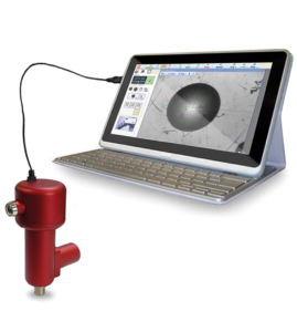 Easy Brinell probe for Brinell indentation reading