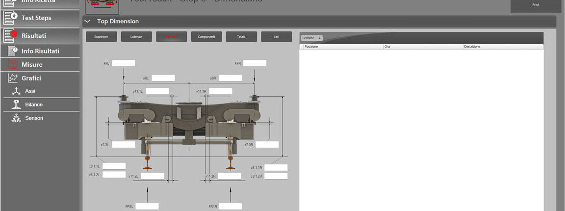 testing software bogie front view